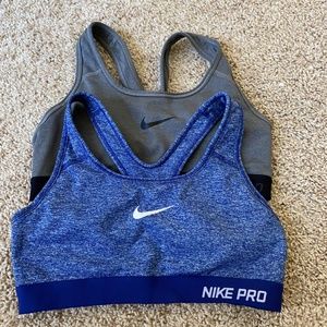 Nike Size Small Padded Sports Bra Bundle
